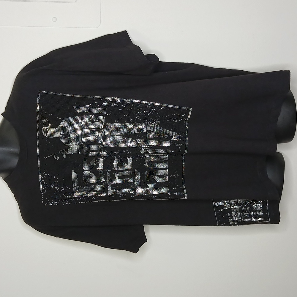 Bull Tees respect the family blinged out tee shirt size XL